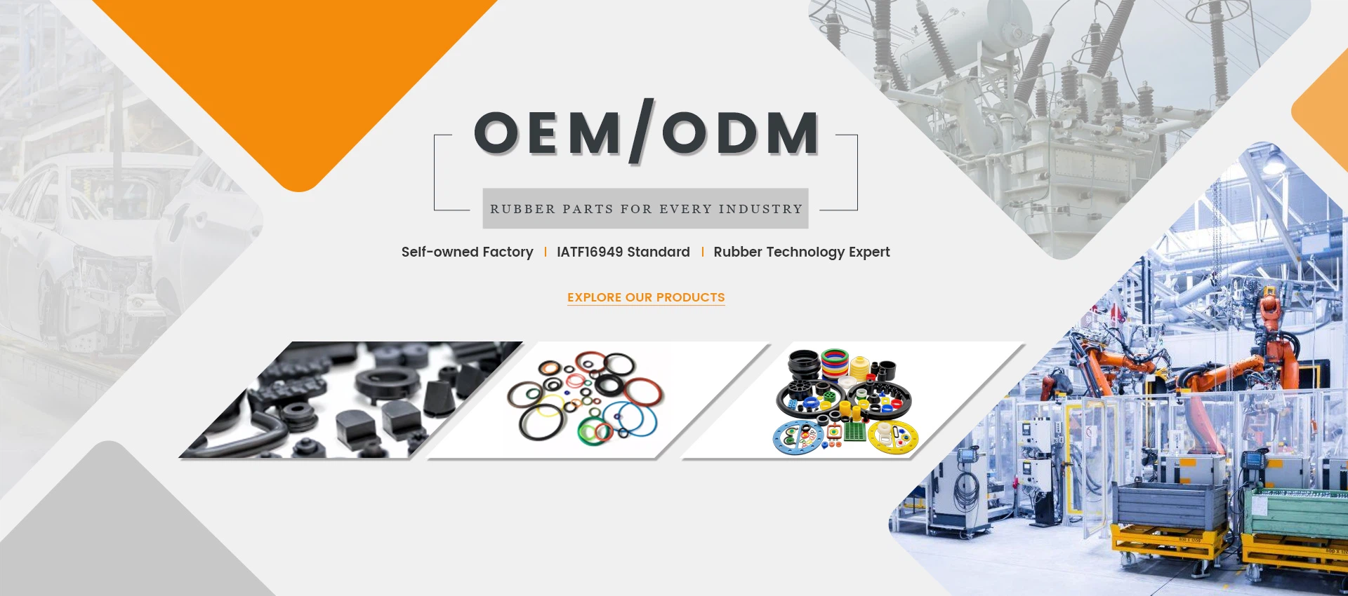 RUBBER PARTS FOR EVERY INDUSTRY